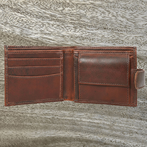 Cartera de cuero corta duradera sólida para hombre para uso diario y regalo-Moda de moda - Product Image 3