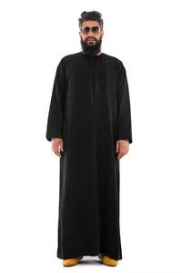 2025 nouveau Design respirant Polyester hommes arabe Jubba Al Aseel Thawb pour Eid mariage mosquée cérémonies religieuses pour l'été - Product Image 4