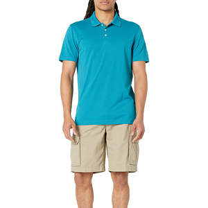 Polo en coton respirant pour hommes, jersey uni, coupe régulière, manches courtes, vêtements de sport décontractés pour le bureau, service OEM disponible - Product Image 3