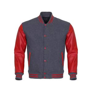 เสื้อแจ็กเก็ตเบสบอลแขนสั้นสำหรับผู้ชาย, เสื้อแจ็คเก็ตหนังขนสัตว์ขนาดใหญ่พิเศษใส่ได้ทั้งชายและหญิง - Product Image 1