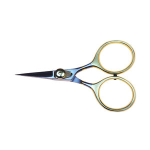 Ciseaux de pêche chirurgicaux à la mouche Anneaux d'or Outils de pêche Ciseaux Ciseaux de pêche en acier inoxydable avec vis réglable - Product Image 6