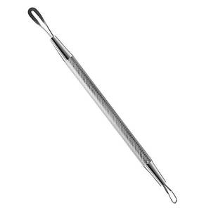 Empujador de Cutículas Profesional de Acero Inoxidable y Herramienta de Extracción de Puntos Negros 2 en 1 - Product Image 4