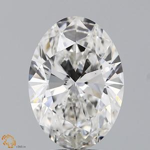 IGI Oval Cut Lab Grown Diamond 3,35 CT Suelto para anillo G Color VS1 Clarity Lab Diamond Ecológico Diamante Suelto para ella - Product Image 1