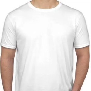 Camiseta de algodón Pima para hombre, Camiseta de algodón Supima orgánico teñido liso, Camiseta corta en blanco para hombre, camiseta ajustada bordada personalizada - Product Image 1
