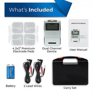 Unit TENS Portabel Genggam Frekuensi Rendah 48 <span class=keywords><strong>Program</strong></span> untuk Pijat Meridian Tubuh Terapi Pulsa Elektronik Isi Ulang USB - Product Image 6
