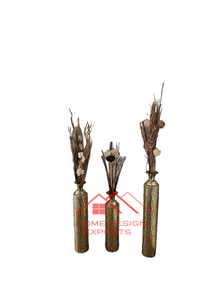 Vase à fleurs en métal incurvé en aluminium, finition argentée, accessoire de décoration intérieure pour les mariages, disponible en gros - Product Image 5