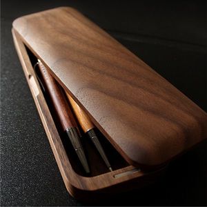 PRODUIT BAMBOU FAIT MAIN Ensemble de stylos cadeau de haute qualité Logo gravé personnalisé Stylo en bois avec boîte en bois - Product Image 4