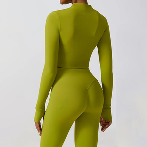 Nuevo activo de alta calidad deporte gimnasio Yoga Fitness mujeres conjuntos Yoga ropa entrenamiento conjuntos para mujeres ropa deportiva - Product Image 3