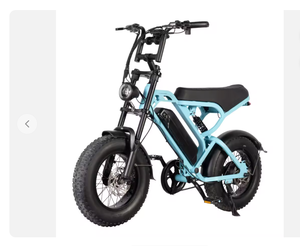 Bicicleta Eléctrica Híbrida V20 Mini de 250W 48V con Llantas Gruesas de 16 Pulgadas, Estilo Todoterreno, para Niños, Disponible en Almacenes de la UE y EE. UU. - Product Image 4