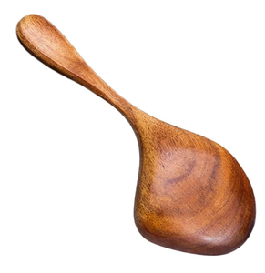 Vente en gros de cuillère à louche en bois de la meilleure conception cuillère à soupe en bois artisanale ustensiles de louche à long manche à vendre - Product Image 2