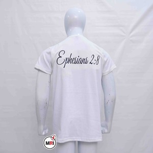 T-shirt unisexe en coton uni avec broderie de chenille blanche Impression personnalisée de qualité supérieure Tendance exclusive orientée vers l'exportation - Product Image 2