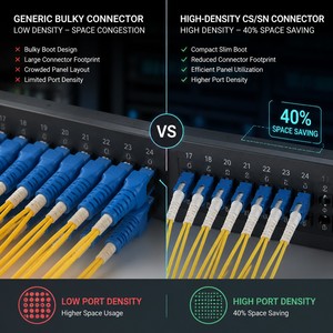 Cable de Fibra Óptica con <span class=keywords><strong>Conector</strong></span> CS y SN, CS-LC/UPC-SM-DX-LSZH-2.0mm SN-LC/UPC-SM-DX-LSZH-1.6MM - Product Image 2