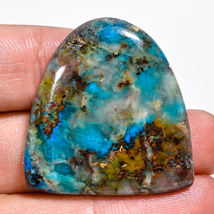 Top Grade <span class=keywords><strong>Brown</strong></span> mô hình thiết kế chrysocolla đá quý tự nhiên cabochons độc đáo mix oval cut Jewelry làm số lượng lớn rất nhiều - Product Image 6