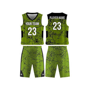 เครื่องแบบบาสเก็ตบอลชุดกีฬาพิมพ์ลายดีไซน์ใหม่ - Product Image 2