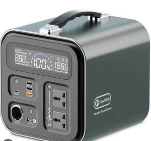 Original Portable Power Station 600W (Peak 1000W) <b>Solar</b> <b>Generator</b> With 110V AC Outlets QC3.0 & Type C 45W Backup Battery - Product Image 4