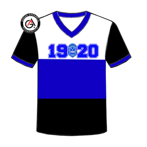 Zeta Phi Beta Soror haute qualité vêtements pour femmes en gros femmes chemises à manches courtes mode unisexe col en V femmes t-shirts - Product Image 5