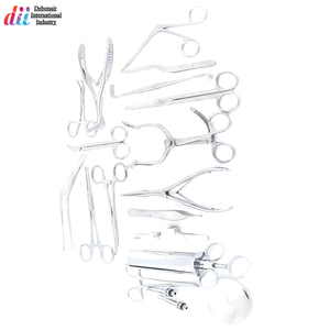 Ensemble d'examen ORL de 16 pièces pour l'inspection de la gorge du nez de l'oreille | Kit d'instruments chirurgicaux pour professionnels médicaux-Forceps - Product Image 6