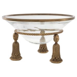 Bol à fruits vintage en laiton antique poli - Décoration d'intérieur écologique de style américain - Cadeau d'affaires - Marque METAL WAVE - Autre - Product Image 3