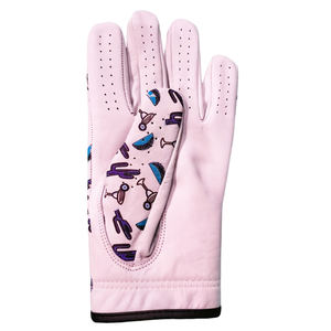 Gants de golf personnalisés avec logo imprimé en couleur, respirants, pour hommes, femmes et enfants, en cuir véritable, sportifs, fabrication OEM, marque privée - Product Image 1