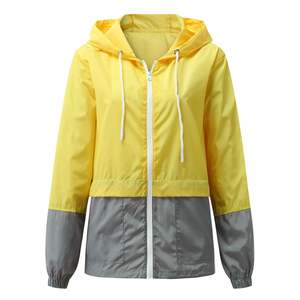 Men's Zip-Up Color Block Thick Winter Sport <b>Windbreaker</b> Jacket with Patchwork Waterproof & Eco-Friendly Outerwear - Product Image 1
