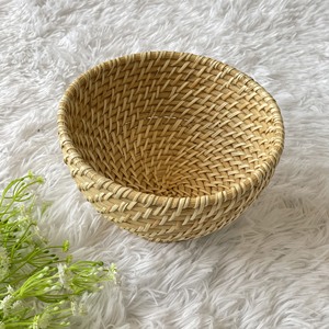 Cuenco de ratán redondo con asa hecho a mano de Vietnam al por mayor - Product Image 2