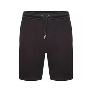 Short en coton épais imprimé de lettres personnalisé Short en maille avec poches double couche - Product Image 1