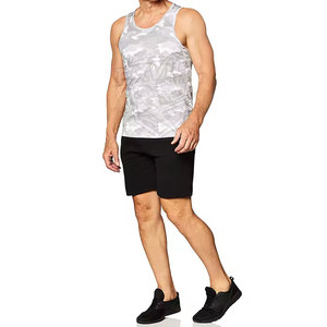 Camiseta sin Mangas Sublimada para Hombre al por Mayor, Personalizada con Impresión, 100% Poliéster, Camiseta Deportiva Sublimada - Product Image 4