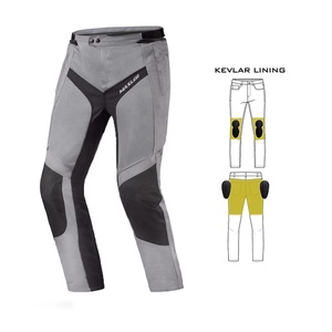 Pantalon de moto pour homme de haute qualité, imperméable et coupe-vent, avec tissu respirant en polyester - Product Image 1