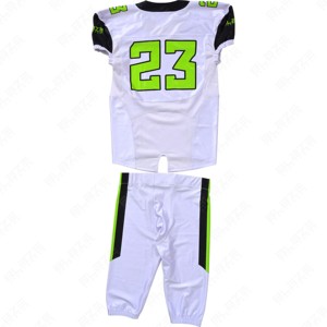 Uniforme de football américain de taille adulte de quantité minimale de commande bas ensemble d'uniforme de football américain d'équipe de haute qualité maillot de football - Product Image 2