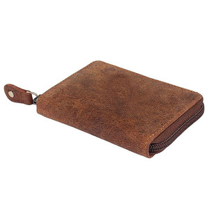 Cartera Porta Llaves Táctica de Cuero Genuino Premium para Exteriores, con Protección RFID, Múltiples Ganchos para Llaves, Ranuras para Tarjetas, Bolsillo con Cremallera, en Venta - Product Image 4