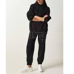 ชุดเสื้อสเวตเตอร์พร้อมกางเกงขนาดใหญ่มี330และ550 GSM ชุดวอร์มคุณภาพสูงสำหรับสุภาพสตรีแบบมีสไตล์ - Product Image 3