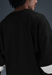 Chaquetas Varsity de Cuero Personalizadas de Alta Calidad para Hombre, Chaqueta de Invierno con Cuello Alto, Logotipo Frontal, Mangas Bordadas Impermeables - Product Image 2