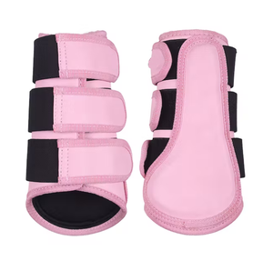 Joxar 2024 de alta calidad superventas personalizado al por mayor equitación ecuestre pierna protección cepillado bota rosa - Product Image 6