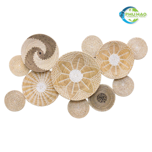 Hot Trend!!! Vietnamese High Quality WOVEN <b>WALL</b> <b>HANGING</b> <b>BASKET</b> DECOR <b>Wall</b> Decor Home Decor Factory Prices Many Sizes Customize - Product Image 4