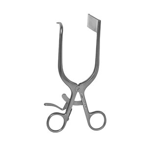 Retractor de contorno de cuero cabelludo de acero inoxidable alemán 5 1/2 \ "3*4 Operación manual Roma Base de instrumento quirúrgico reutilizable - Product Image 6