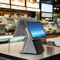 Terminal Punto de Venta Todo en Uno Avanzado con Windows de 15.6 Pulgadas, Pantalla Táctil Capacitiva de 10 Puntos, Impresora Térmica de Alta Velocidad de 80 mm, Bluetooth