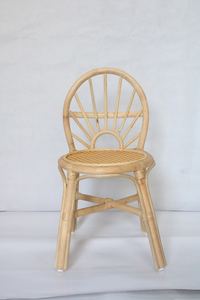 Handmade 100% <b>Rattan</b> Kid's <b>Chair</b> New Model Sun Shape for <b>Dining</b> and Kitchen Use - Product Image 3