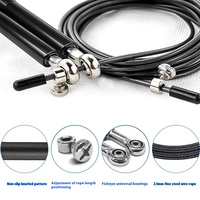 Corde à sauter lestée ROEGADYN personnalisée pour le sport, avec poignée en acier et roulement à billes pour l'entraînement physique