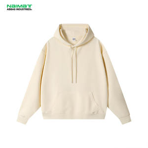 Pull-over pour homme en coton 100% de qualité supérieure, poids lourd 350 g, couleur unie, coupe classique, tricoté, imprimé numérique - Product Image 1