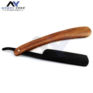 Navaja de Afeitar Recta para Dar Forma a la Barba, Líneas Nítidas, Bordes Limpios, Afeitado Suave, Navajas Plegables para el Cuidado Facial Masculino y Estilizado del Vello Facial - Product Image 4