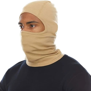 หน้ากากสกีแบบเต็มหน้าใส่ได้ทั้งชายและหญิงใส่สบายมีรูเดียวระบายอากาศได้ดีกันน้ำกันลมหมวกขนแกะหมวกบีนนี่สกีหิมะ - Product Image 4