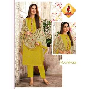 เครื่องแต่งกายที่ได้รับการออกแบบใหม่ล่าสุดกางเกงผ้ามัสลินผ้ามัสลินผ้าคุตติ - Product Image 1