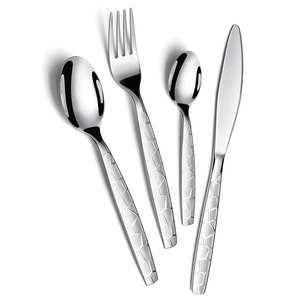 Ensemble de couverts couverts en acier inoxydable robustes fabriqués en Inde personnalisés pour les restaurants, les hôtels et les maisons - Product Image 1