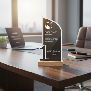 Trofeo de Acrílico Pulido Duradero Más Vendido para Eventos Escolares, Universitarios y Corporativos, Premios al Logro de Estudiantes y Empleados, Grabado - Product Image 5