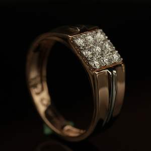 แหวนเพชรสำหรับ0.50Ct ระดับพรีเมี่ยม VS1ตัดแบบกลม IGI SGL ได้รับการรับรองว่าเป็นสีโรสโกลด์เงินทองหมั้นหมายสำหรับงานแต่งงาน - Product Image 3