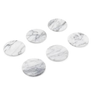 Posavasos decorativos de piedra blanca y gris para mesa de cocina al por mayor, alfombrillas y almohadillas para uso doméstico para cocina y mesa de comedor - Product Image 2