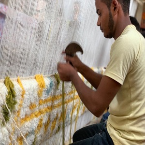 Alfombra de Lana de Algodón de Lujo, Resistente al Fuego, Hecha a Mano, Muestra Gratuita, Alfombra de Baño Suave para Sala de Juegos, Alfombra Rectangular para Sala de Estar, Yoga - Product Image 5