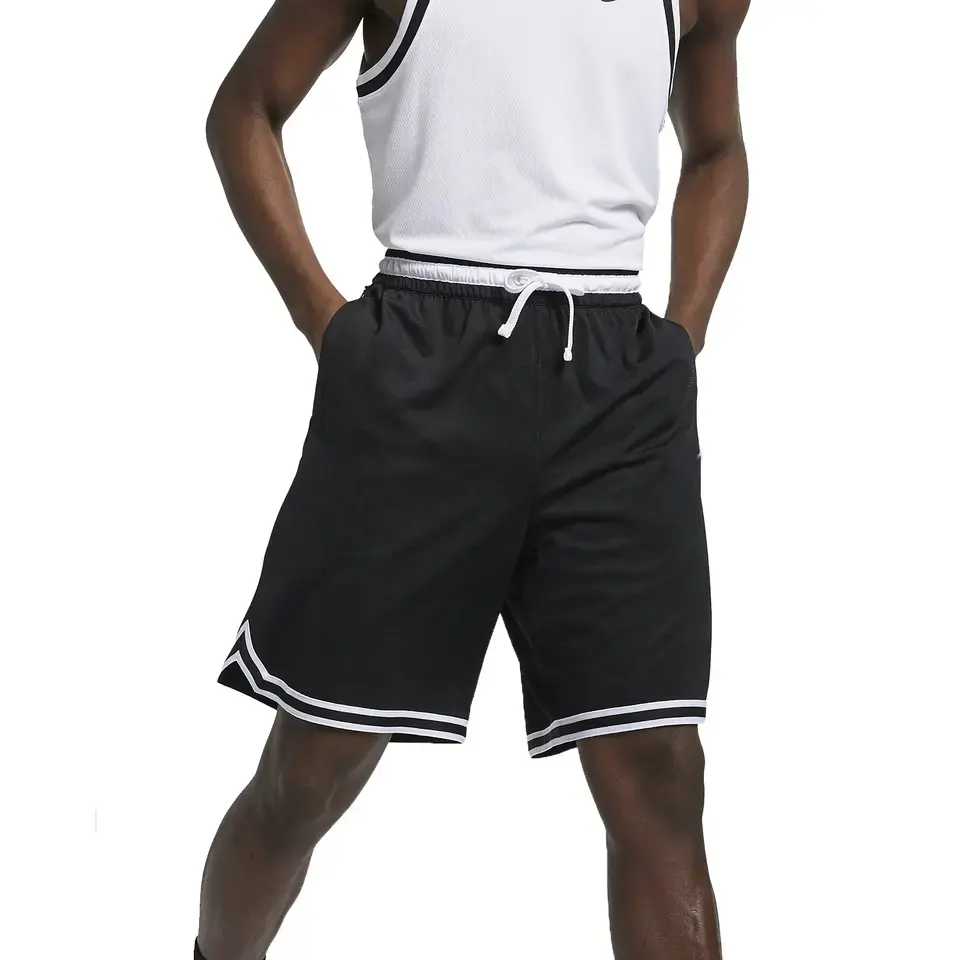 Sportswear Double Inter Lock Shorts Mesh Shorts Zip Pockets Polyester Shorts For Unisex Custom Logo Polyester