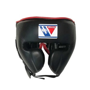 Recién llegado, hecho a medida ganador Conjunto de Combate, boxeo de combate, guantes con cordones de Color negro y rojo, protector de cabeza de cara abierta - Product Image 6