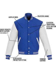 Blouson d'aviateur pour hommes à bas prix nouvelle mode Blouson d'aviateur classique haut d'hiver Varsity CollegeBaseballjacket pour hommes - Product Image 1